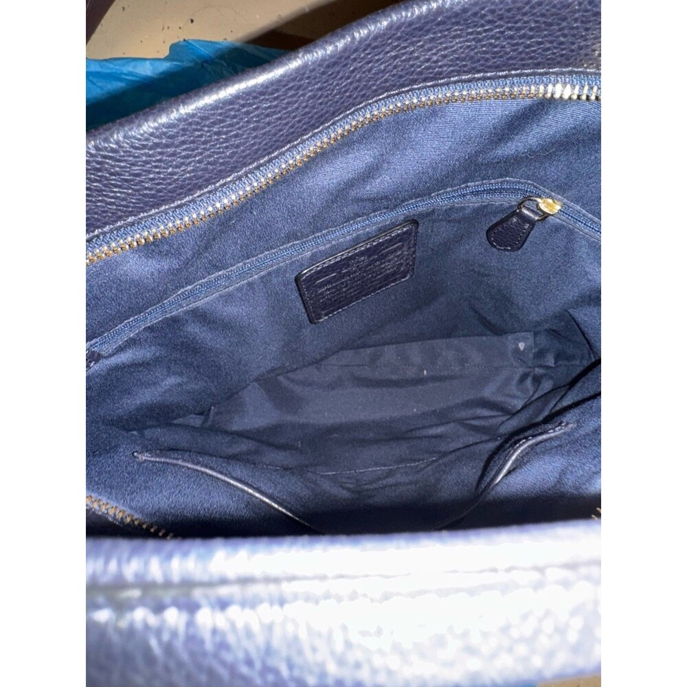 Coach Isabelle Black Pebbled Leather Hobo Bag - Picture 5 of 7